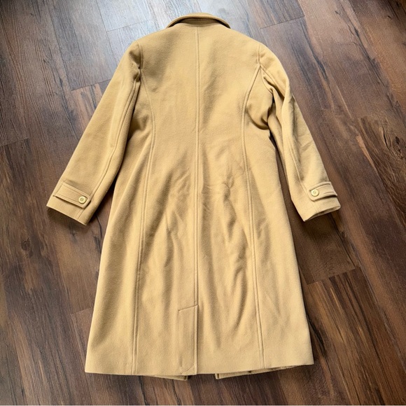 LL Bean Vintage Lambs Wool Coat Size 10 - Picture 3 of 16